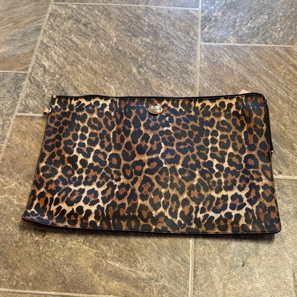 Coach Leopard Print Clutch